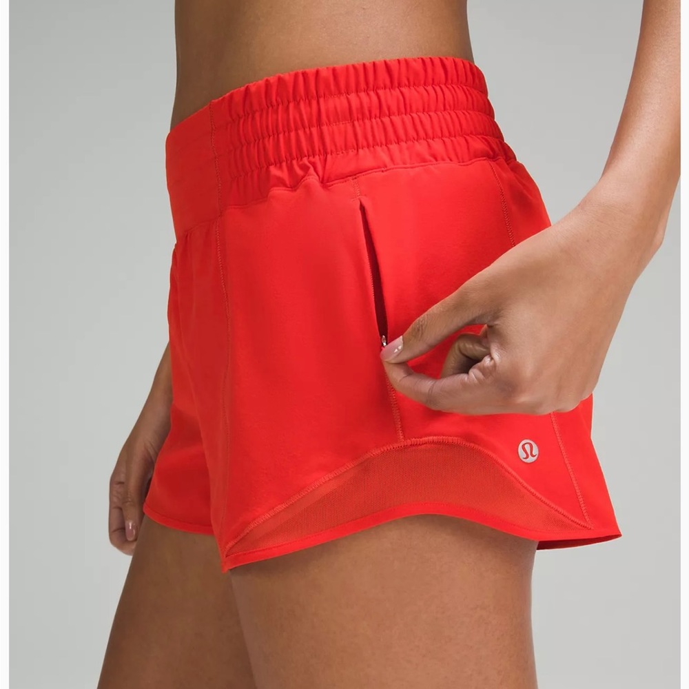 Lululemon Hotty Hot Shorts in Red Size 2 Tall